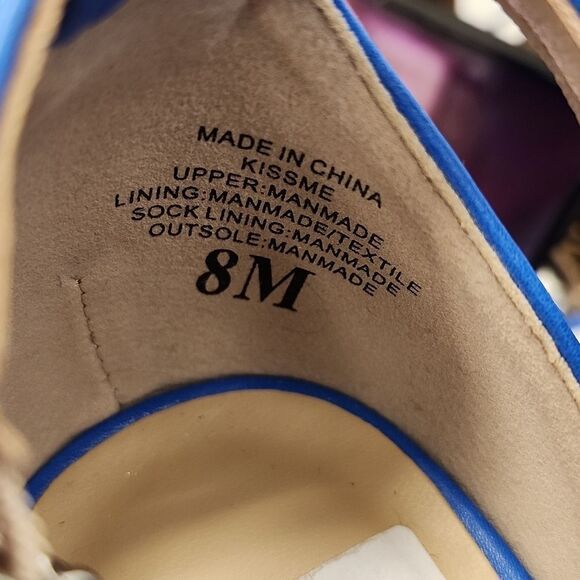 BRAND NEW SODA FAUX LEATHER HIGH PLATFORM CHUNKY ANKLE STRAP HEEL SANDAL G1 - Picture 13 of 14